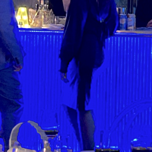 Do+Be black pencil leather like midi skirt - Picture 8 of 9